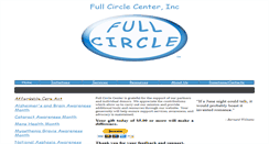 Desktop Screenshot of fullcirclecenter.org